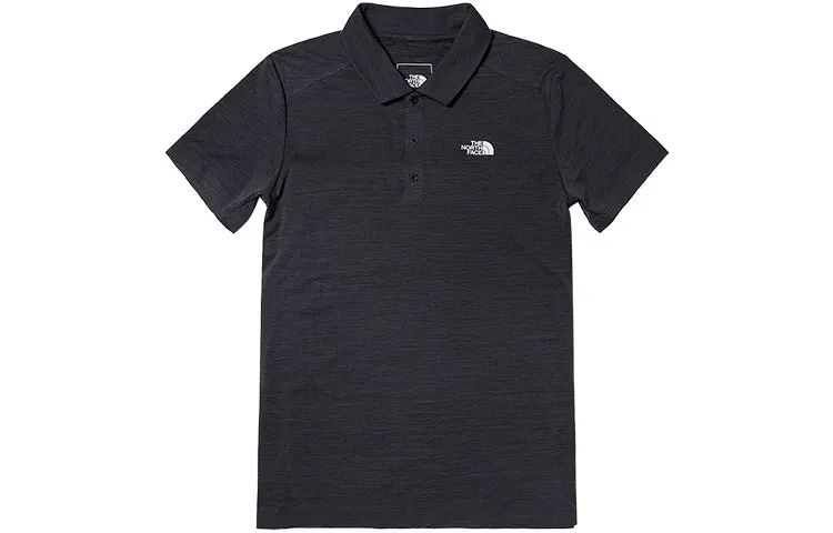 THE NORTH FACE Polo Shirts Men's Gray Moderate Straight Fit