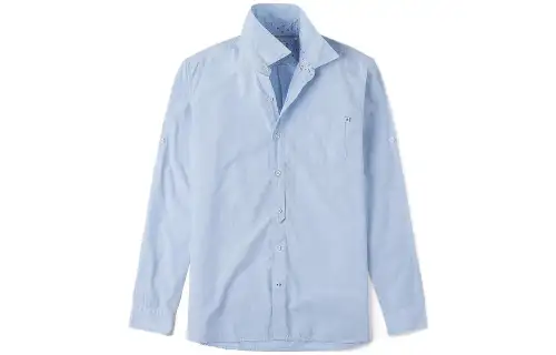 Timberland Shirts Men's Blue Pointed Collar Moderate Other