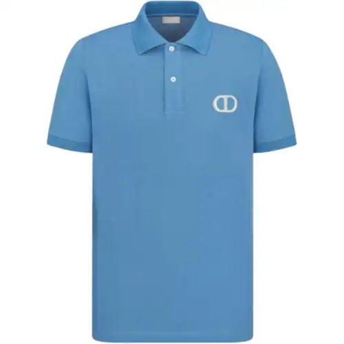 DIOR SS25 Polo Shirt Men's Blue