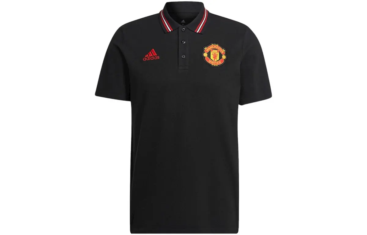 Adidas Polo Shirt Manchester United Men's Black