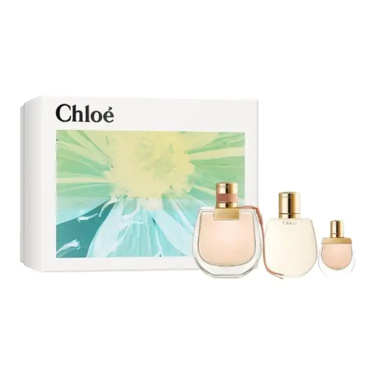 Chloe, gift box, perfume, lemon floral set, 5 ml, 75 ml, 100 ml