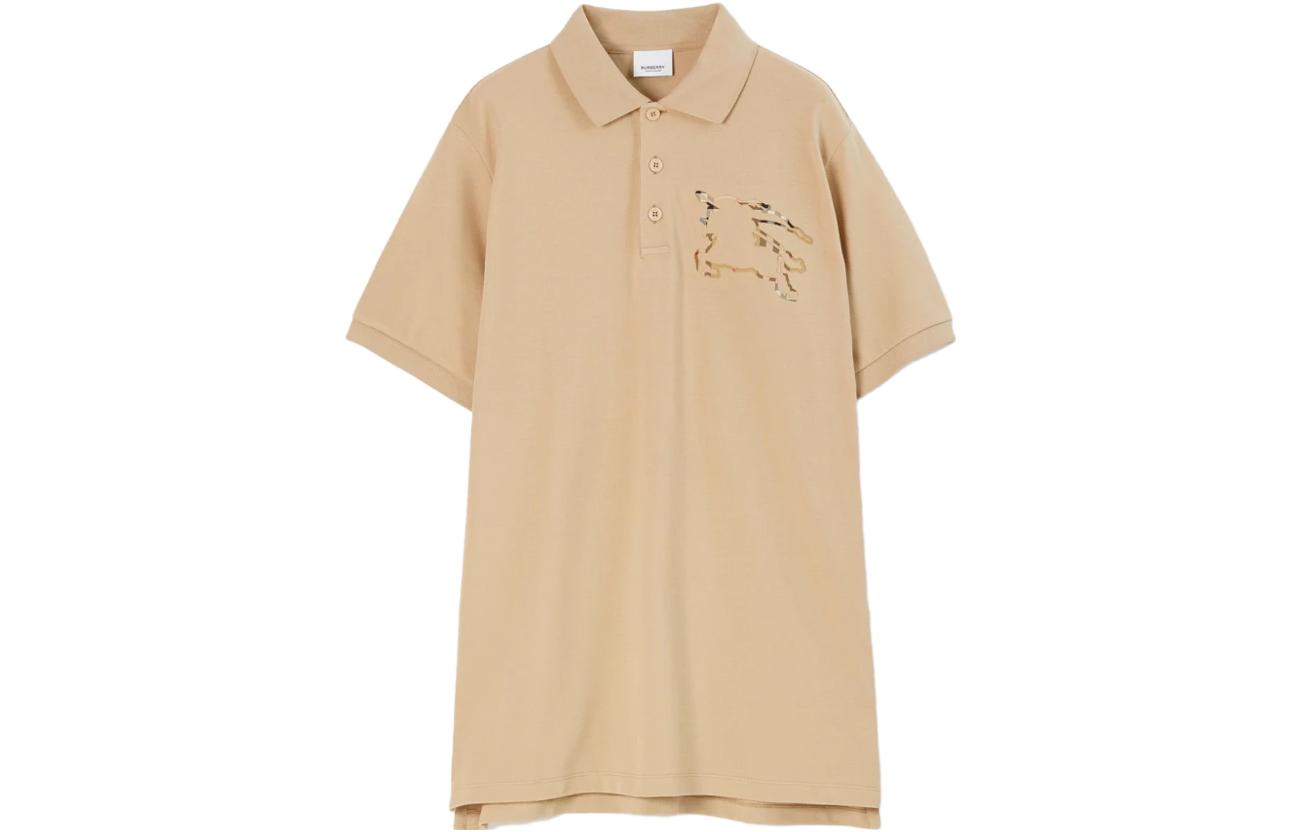 【Previous Season】Equestrian Knight-motif cotton polo shirt