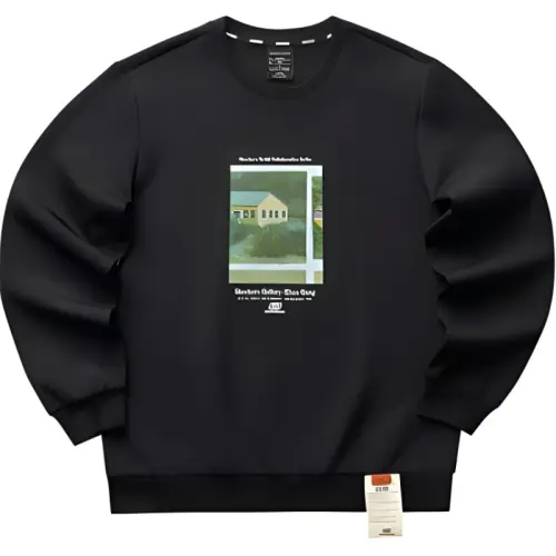 Skechers Cultural Creativity Collection Sweatshirt Unisex Carbon Black
