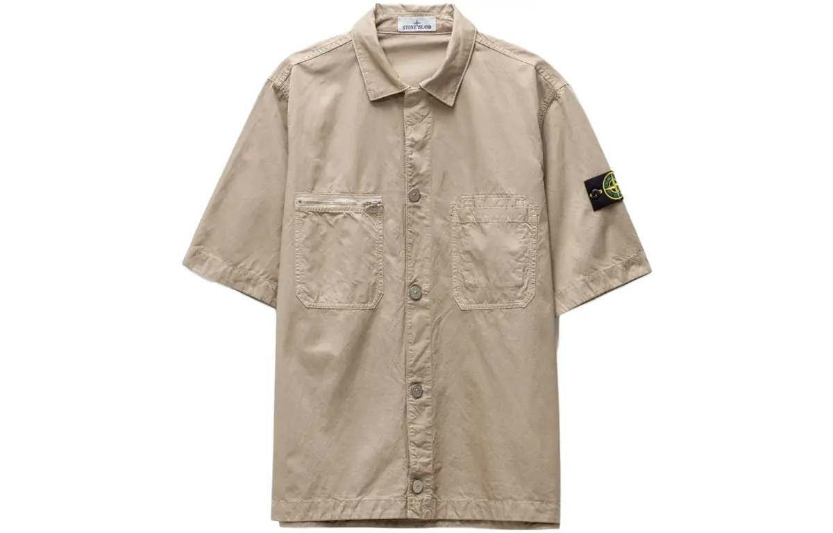 STONE ISLAND SS23 Shirt Men's Dove Gray