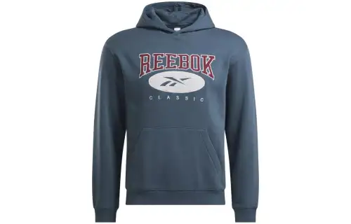 Reebok Sweatshirts Men's Blue Hooded Moderate Regular