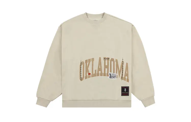 Travis Scott X Mitchell & Ness Wisconsin Badgers Pullover Sweatshirt
