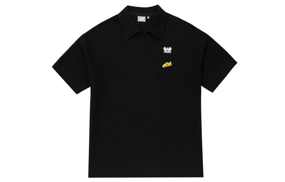 New Balance Polo Shirt Unisex Black