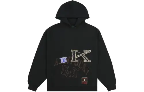 Travis Scott X Mitchell & Ness Kentucky Wildcats Overlap Pullover Hoodie