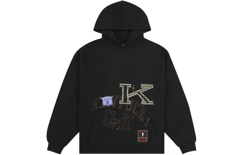 Travis Scott X Mitchell & Ness Kentucky Wildcats Overlap Pullover Hoodie