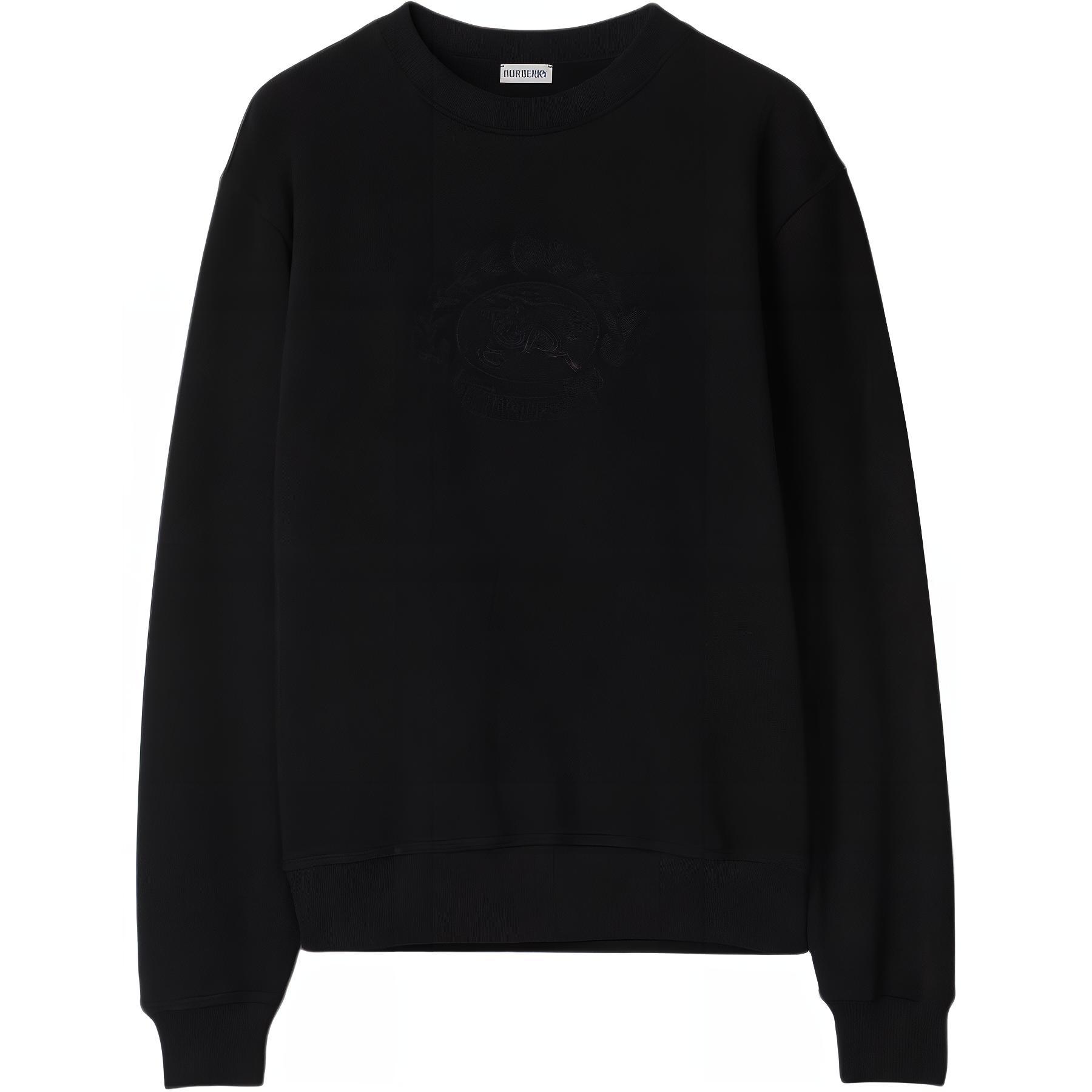 Мужской свитшот Burberry Ekd Cotton (черный)