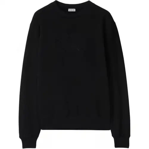 Burberry Logo Embroidered Crewneck Sweatshirt
