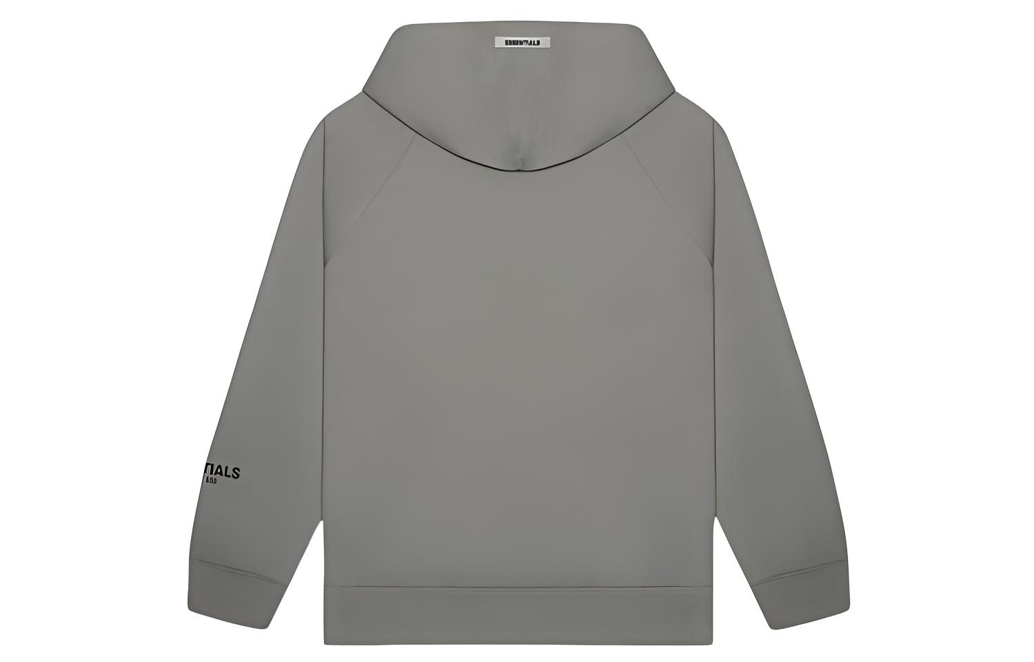 Худи Fear of God Essentials FW20 3D Silicon Applique Pullover Hoodie (угольно-серый) — фото 2