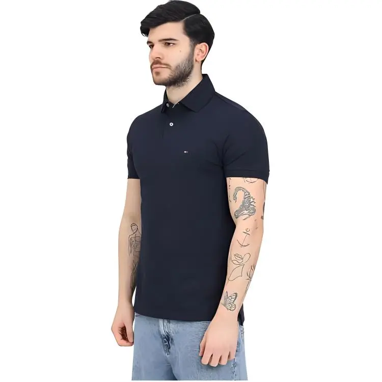 Tommy Hilfiger SS25 Polo Shirt Men's Blue
