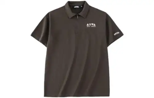 Anta Life Collection Polo Shirt Men's Dark Coffee