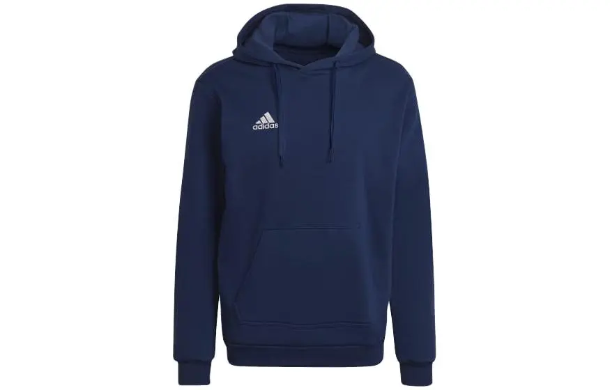 Adidas Sweatshirts Men's Marine Blue Hooded Moderate Straight Fit