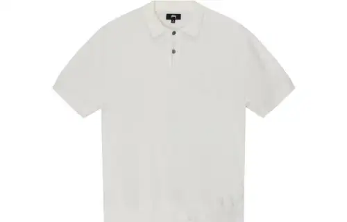 Stussy Textured Short Sleeve Polo Sweater