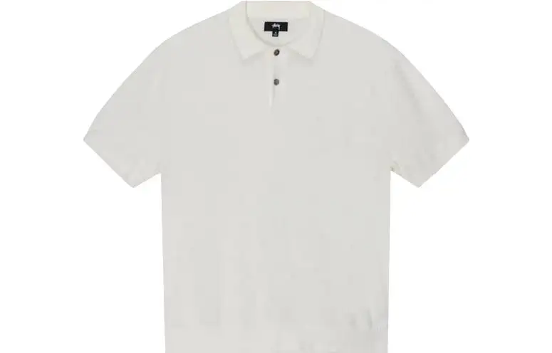 Stussy Textured Short Sleeve Polo Sweater