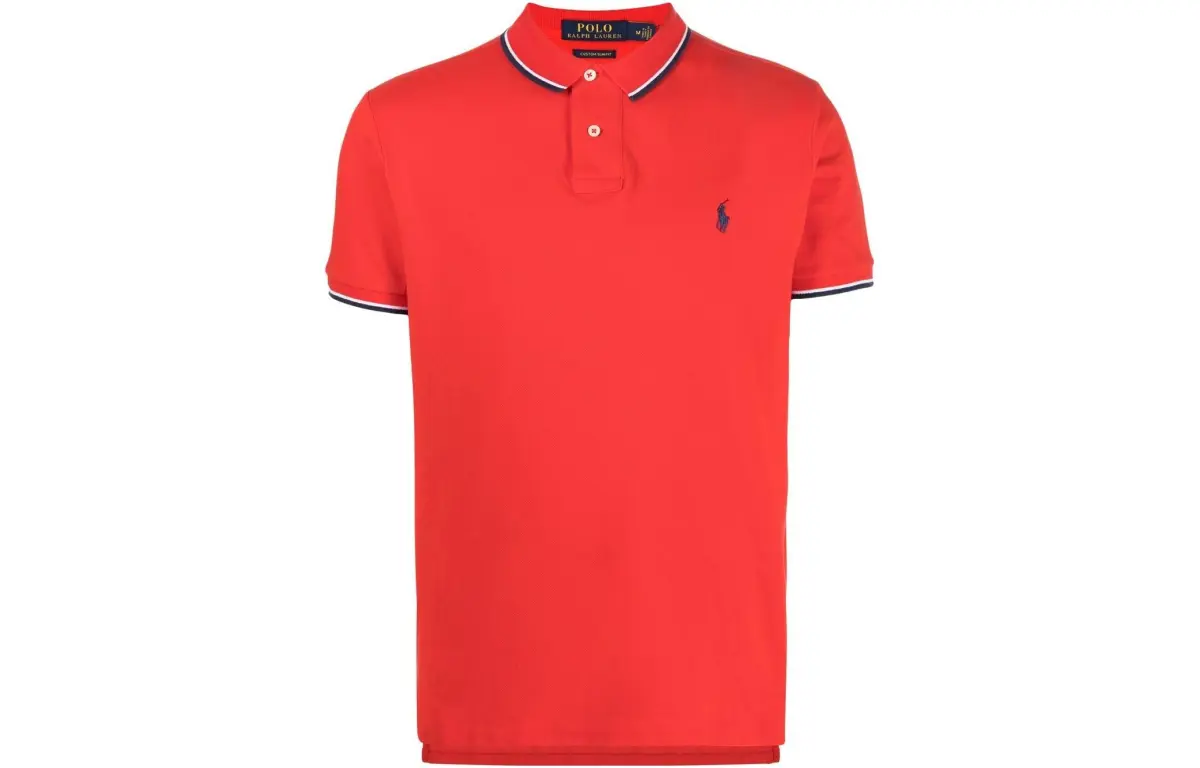 Polo Ralph Lauren Polo Shirt Custom Slim Fit Men's Red