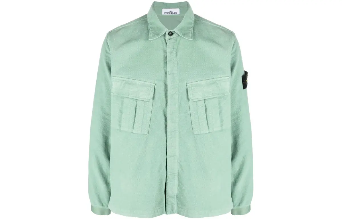 STONE ISLAND Shirt Men's Light Green