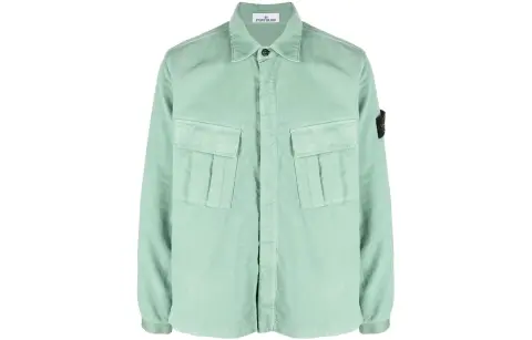 STONE ISLAND Shirt Men's Light Green