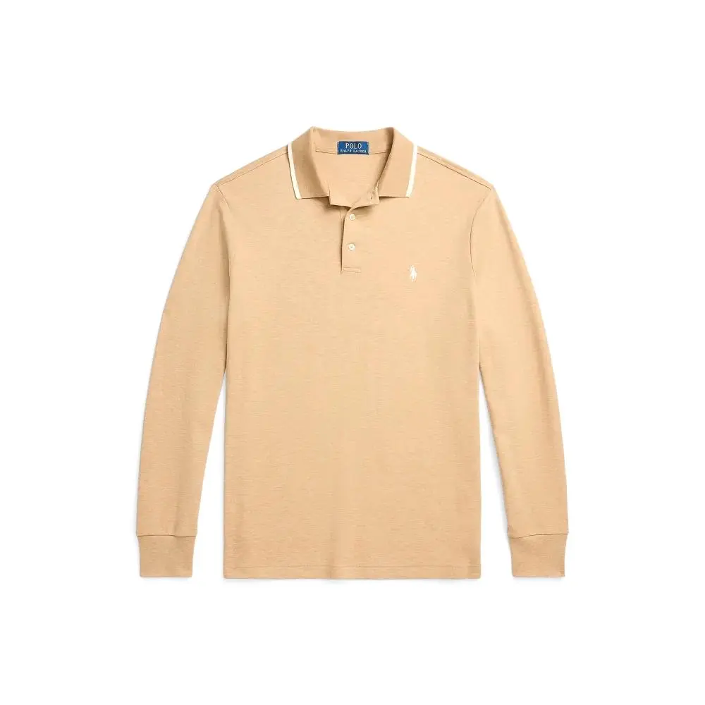 Polo Ralph Lauren SS24 Polo Shirt Classic Version Men's Camel