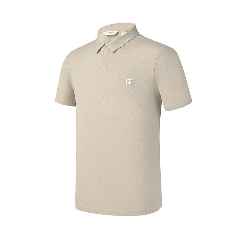 FILA Golf Polo Shirt Men's Tobacco Camel