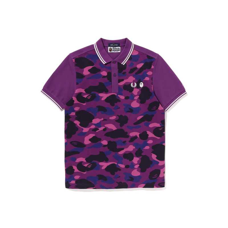 fred perry x a bathing ape コラボポロシ ヤツ A BATHING APE x FRED PERRY Bape Color Camo Polo 0ZXPOM112901K