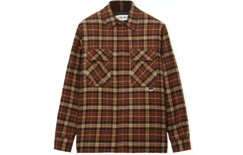 LOEWE Padded Check Shirt