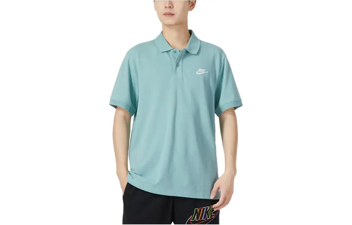 Nike Polo Shirts Men's Blue Moderate