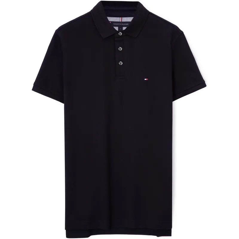Tommy Hilfiger Polo Shirt Men's Navy Blue