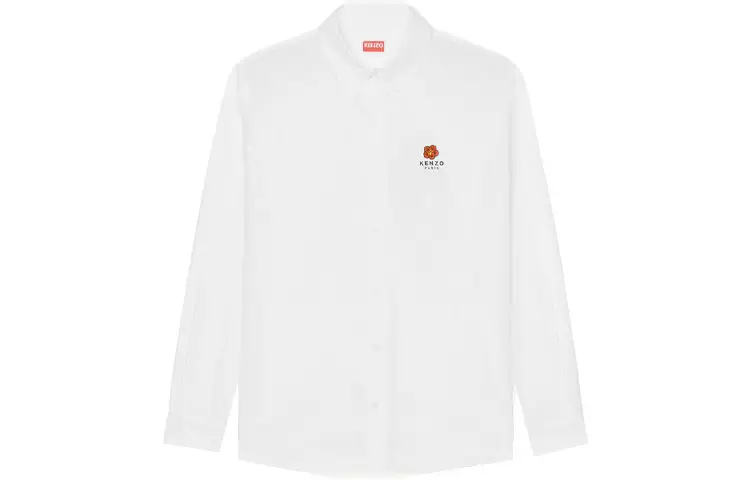 'Boke Flower' button-down shirt