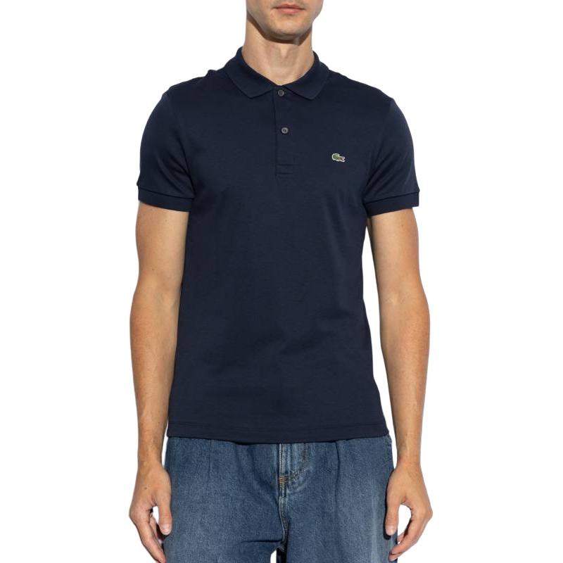 Мужская футболка LACOSTE Polo (темно-синяя)