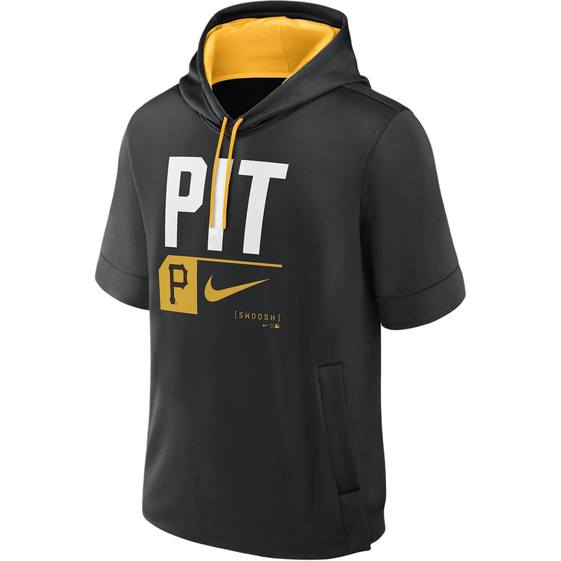 Nike x MLB Collaboration Pittsburgh Pirates Tri Code Lockup Sweatshirt Men's Black