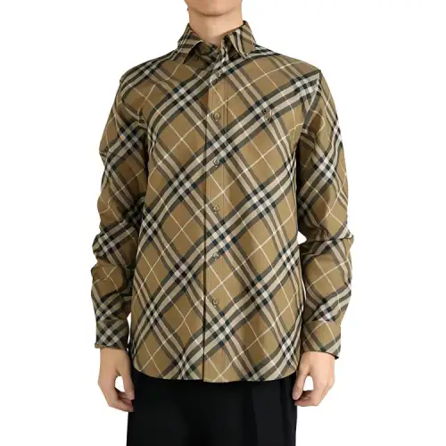 Burberry Checked Long-Sleeved Shirt