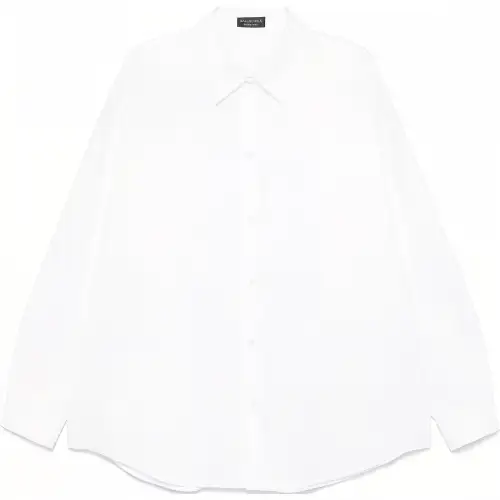 Balenciaga Logo Embroidered Long Sleeved Shirt