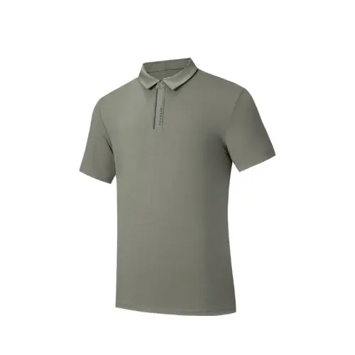 Anta Variety Training Collection Polo Shirt Men's Coffee Sepal Gray