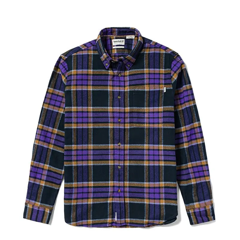 Timberland Shirt Men's Black Purple