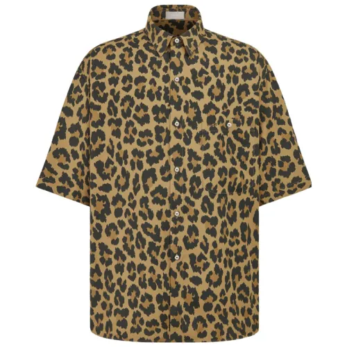 DIOR FW22 Shirt Men's Leopard Print