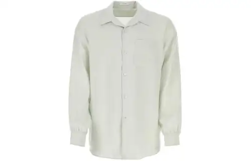 THE ROW Shirts Men's Beige Pointed Collar Moderate Other