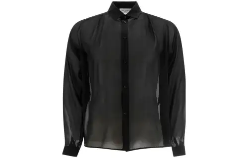 SAINT LAURENT Buttoned Long-Sleeved Shirt