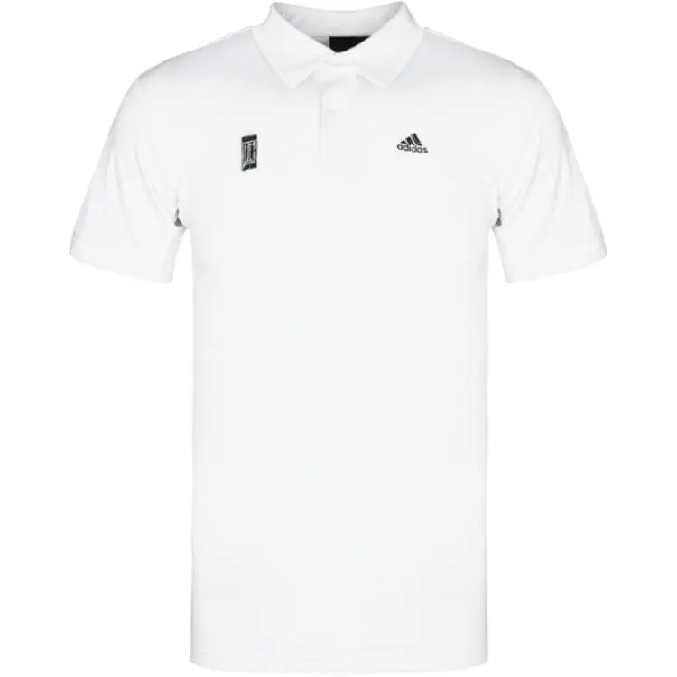 Adidas Polo Shirts Men's White Polo Collar Moderate