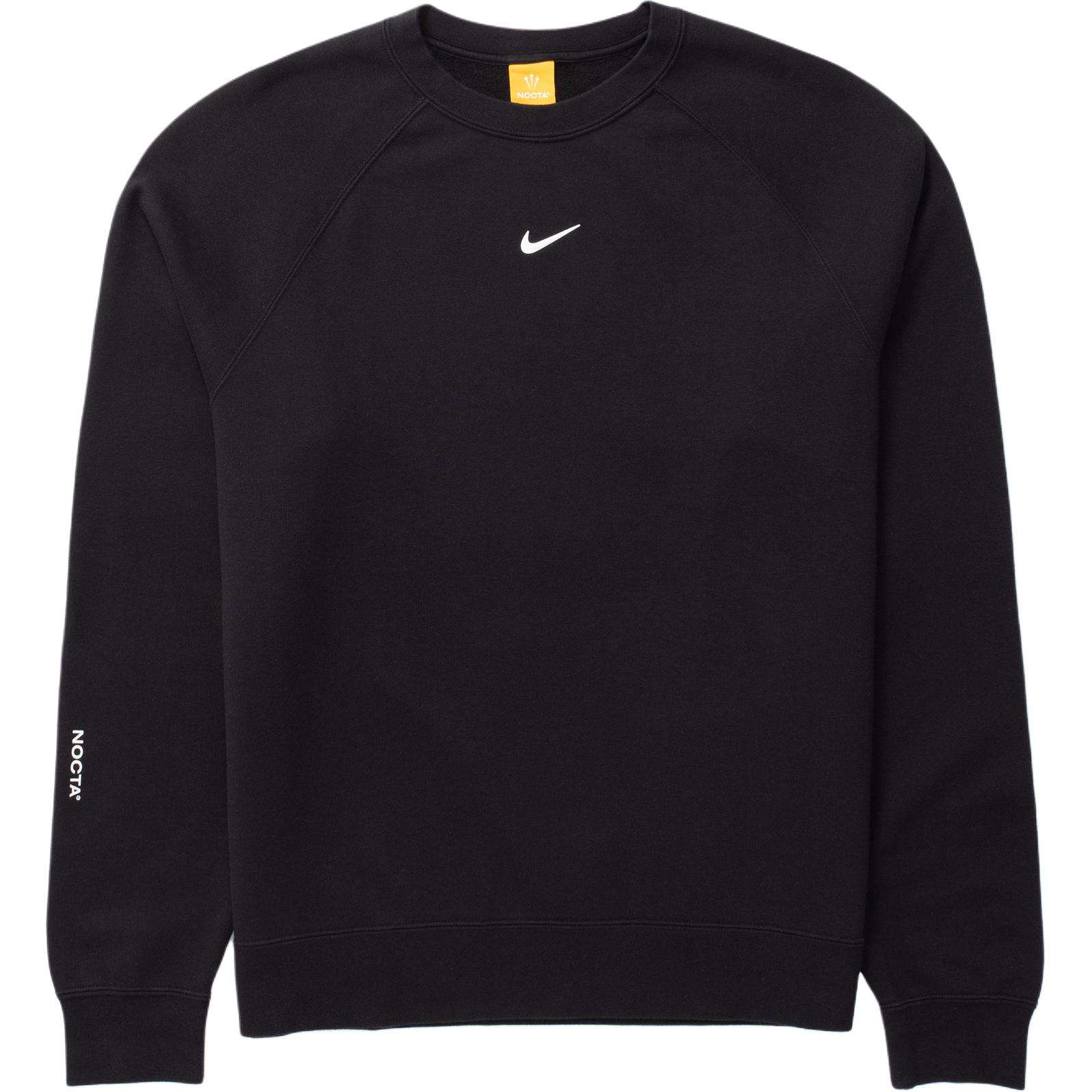 Мужское худи Nike Nike × NOCTA Fleece CS Crew logo (черное)