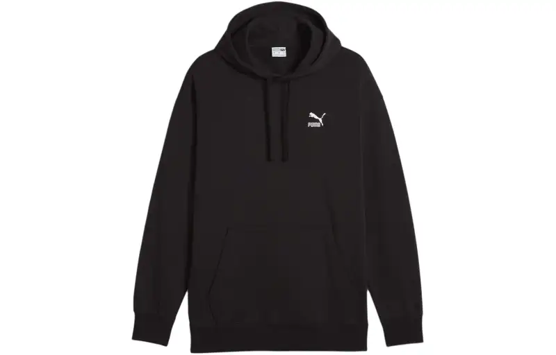 PUMA ESS Sweatshirts Unisex Black Hooded Moderate Other