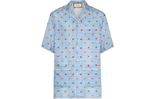 GUCCI SS23 Shirt Men's Sky Blue
