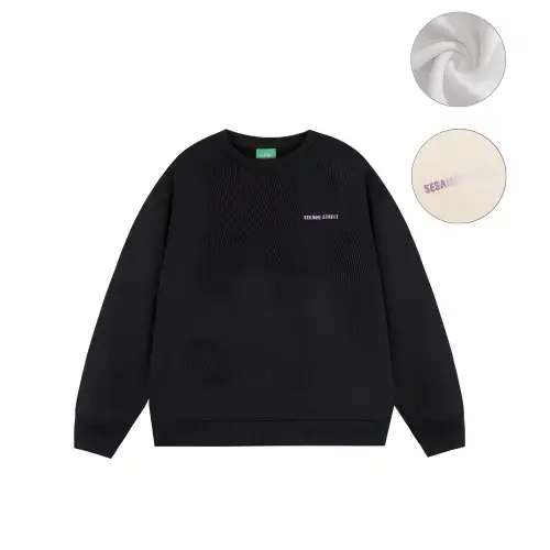 SESAME STREET Sweatshirt Thickened And Fleece Lined Unisex