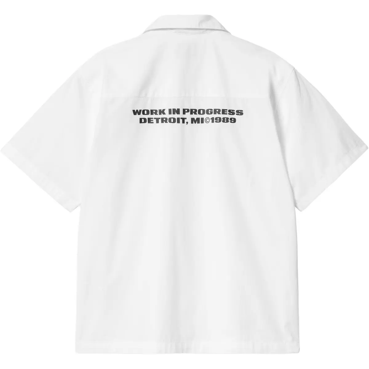 Carhartt WIP Shirts Men's White Cuban Collar Moderate Other