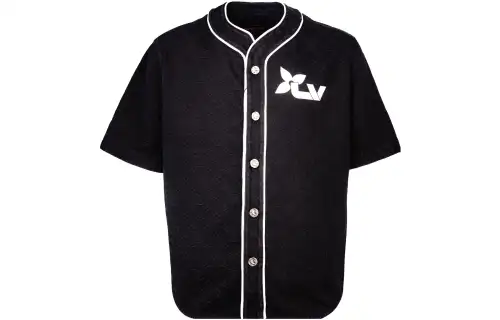 Louis Vuitton monogram baseball jersey