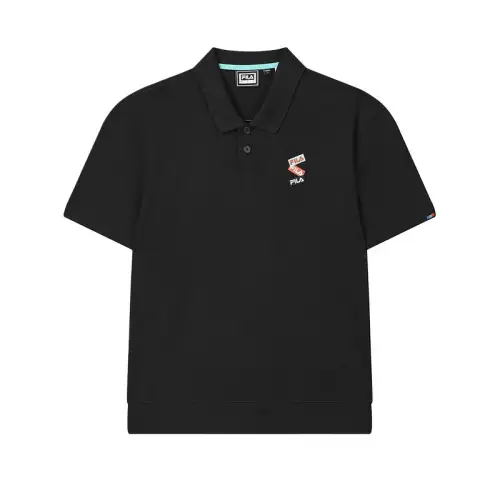 FILA ORIGINALE Polo Shirt Unisex Jet Black