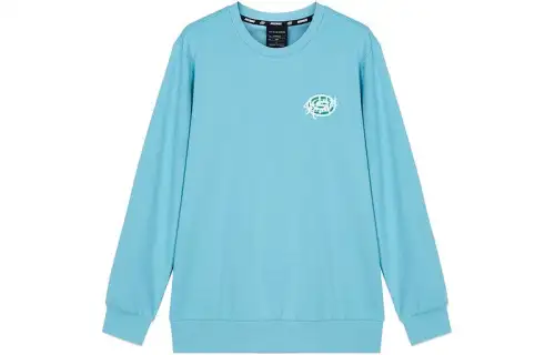 Skechers Sweatshirt Unisex Cream Blue