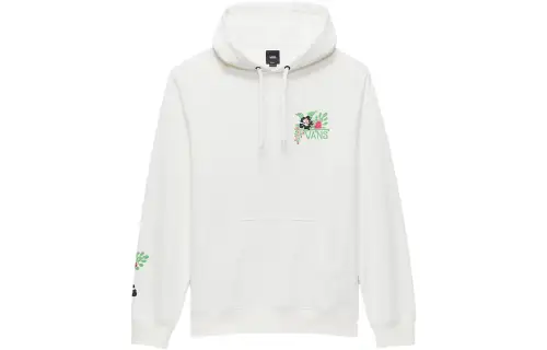Vans Tropical Pullover Hoodie Sweatshirt Men's White